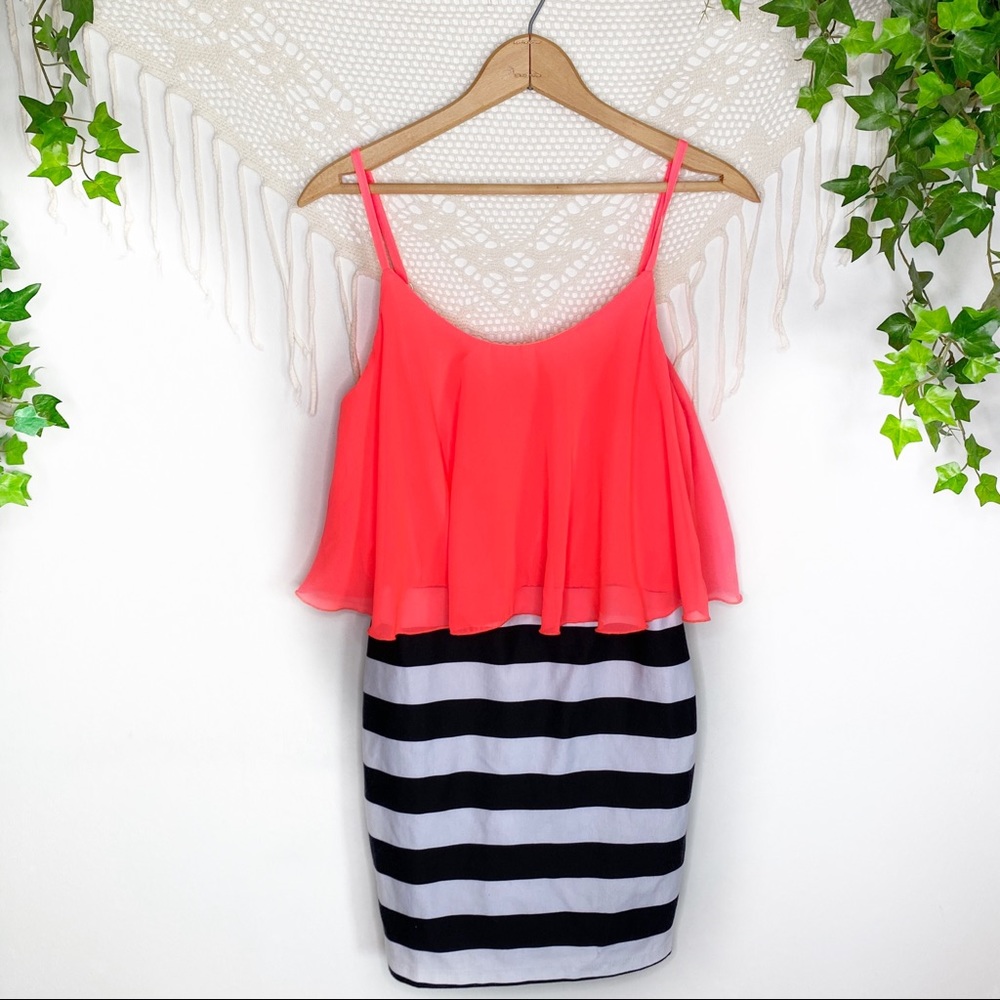 Pink & Striped Dress
